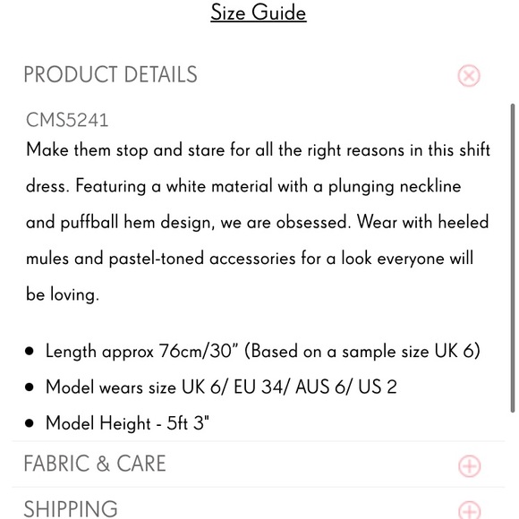 Puff sleeve baby doll dress - Picture 7 of 7